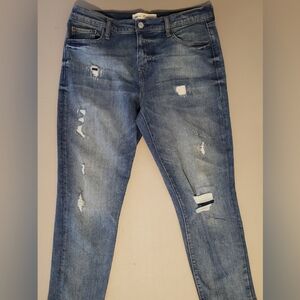 GAP Best Girlfriend Distressed Blue Jeans